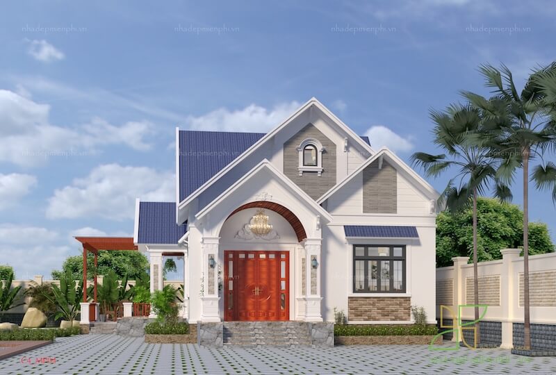 Mẫu hồ sơ thiết kế nhà cấp 4 C4_MP04 miễn phí