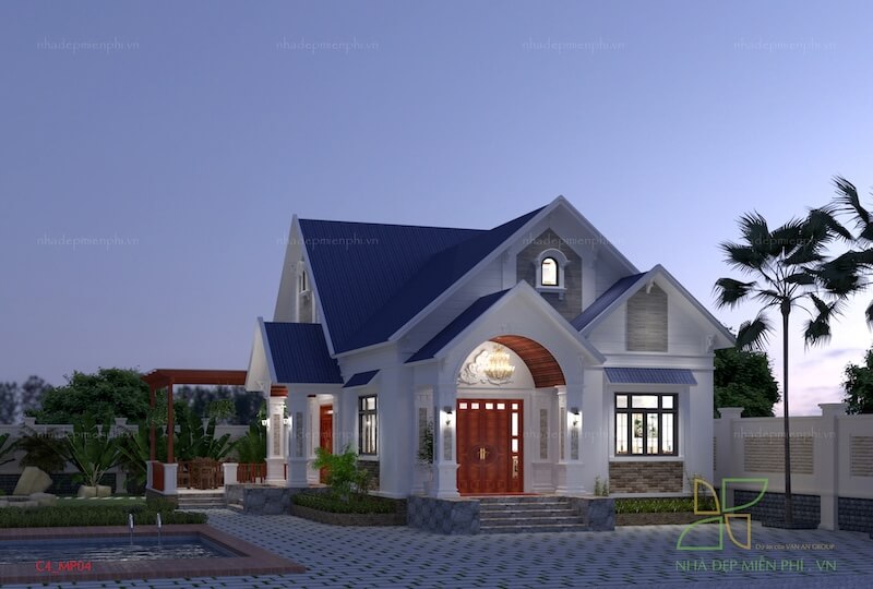 Phối cảnh 3D buổi đêm