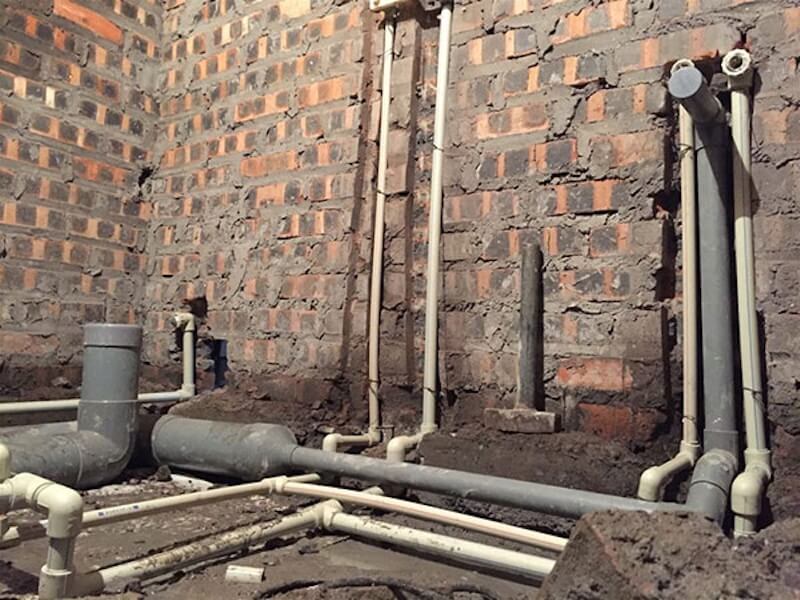 Lắp đặt hệ thống điện, nước và kỹ thuật