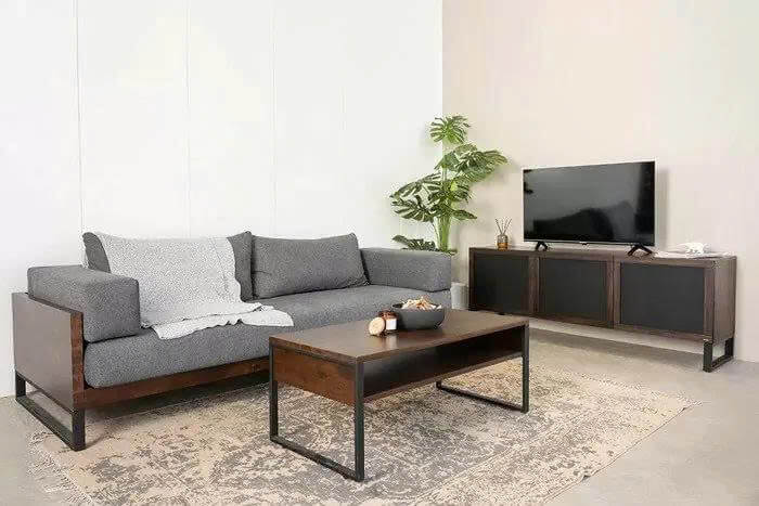 Mẫu phòng khách nhà cấp 4 12-15m2 đơn giản, tinh tế