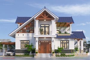 Chi phí xây nhà 2 tầng 100m2 ở nông thôn năm 2026