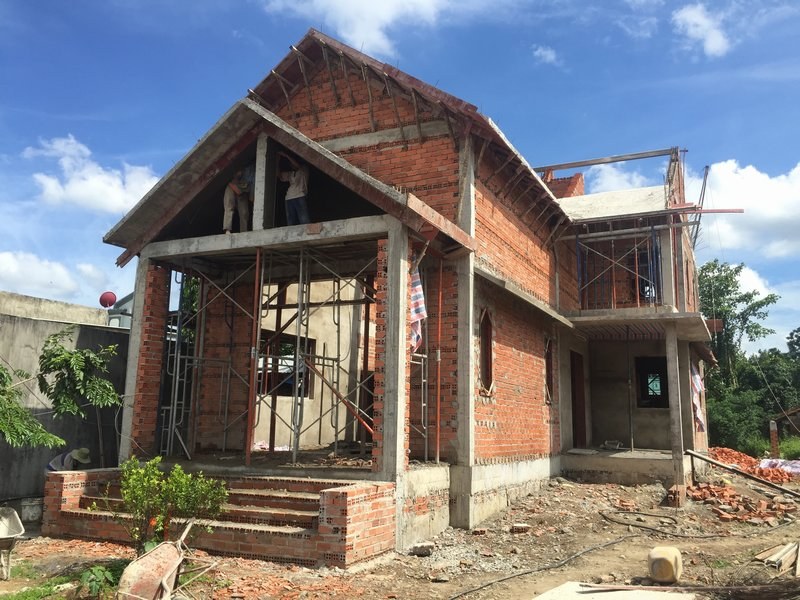 Thi công phần khung và phần thô