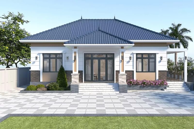 Mẫu mái Thái cấp 4 ấn tượng, thu hút