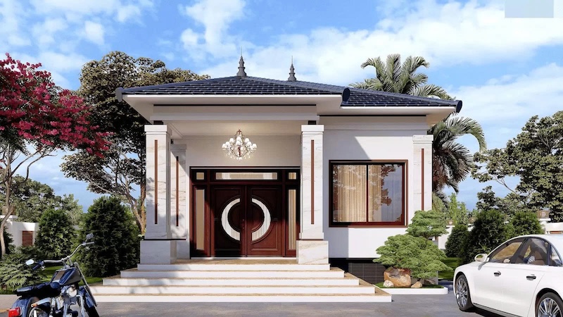 Mẫu nhà mái Thái hiện đại, tinh tế