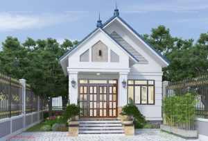 Mẫu nhà cấp 4 mái Thái hiện đại đơn giản, tinh tế