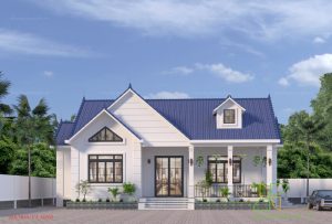 Chi phí xây nhà cấp 4 mái tôn 80m² năm 2026