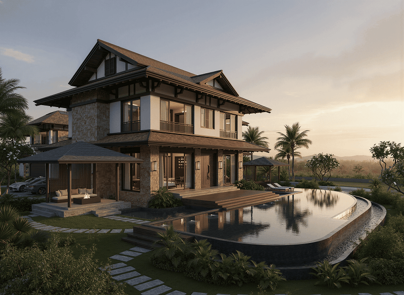 Những lưu ý khi thiết kế và xây nhà mái Nhật